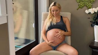 4K - Pregnant Belly and Belly Button Fetish - May 01, 2023 (Taboo Girl)