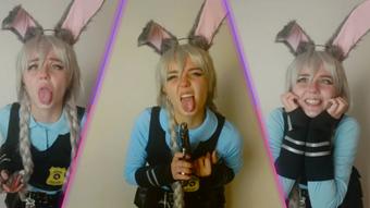 Zootopia - Judy Hopps ahegao face - Nov 28, 2020 (Lil cosplay slut)