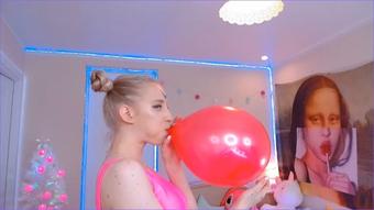 Blowing my red ballloon - December 14, 2020 (Jane_Klein)