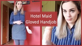 Hotel Maid Gloved Handjob (Nina Crowne)