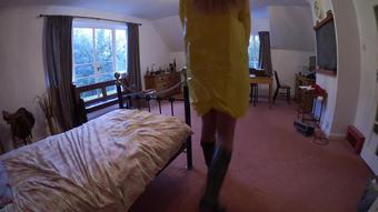 Ariel Anderssen Yellow Mac Hunter Wellies And Handcuffs (Ariel Anderssen)
