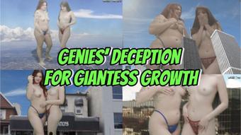 Ziva Fey & Aurora in Genies' Deception For Giantess Growth (LTLGiantessClips)