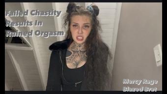 Failed Chastity Results In Ruined Orgasm (Blazed Brat)