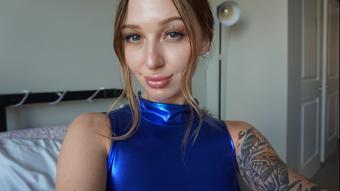 706. Stroke to Me in Shiny Latex (HARPERMADI)