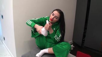 Queen Lusy - Nike'S Sweaty Sneakers And Socks (1920X1080 Hd) Mp4 (Queen Lusy)