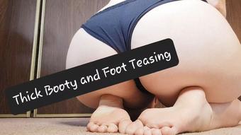 Thick Booty and Foot Teasing - October 27, 2022 (AlleriaMystic)