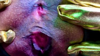 Close Up Ebony Pussy Ass (Pink Foxx)