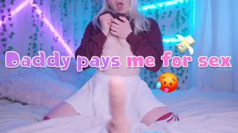 cash from dad makes daughter wet (Jolie Lyon)