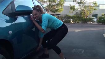 Cherri Struggles With Stalled Car (Custom Fetish)