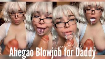 Ahegao Blowjob for Daddy (Lexxiblakk)