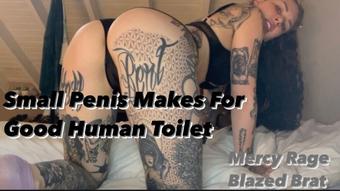 Small Penis Makes For Good Human Toilet (Blazed Brat)