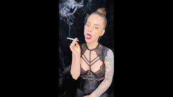 Smoking All White Cigarette (Dani Lynn)