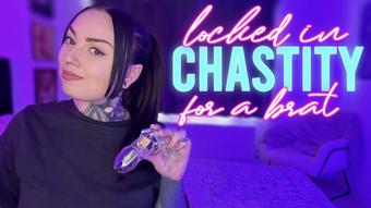 Locked In Chastity For A Brat (MissValentina)