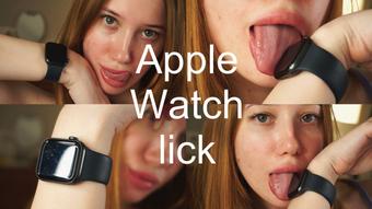 Lick my Apple Watch close to cam (Babyheavanian)