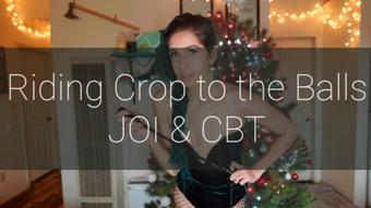 Riding Crop to Your Balls CBT, JOI, CEI (Freya Reign)