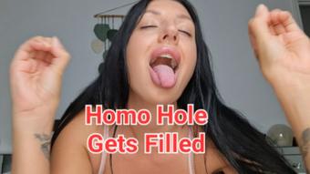 Homo Hole Gets Filled (Tattooed Temptress)