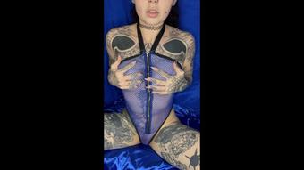 Tease in Blue Fishnet (Blazed Brat)