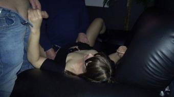 Creampie Gangbang at the Adult Theater (gangbangwife)