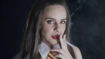 Smoking 100s in Sexy Halloween Outfit (Dani Lynn)