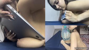 Pressing huge tits with hard objects - March 18, 2023 (kristinaxxx)