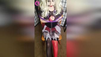 Harley Struggling And Tickled (LittleBunnyB)