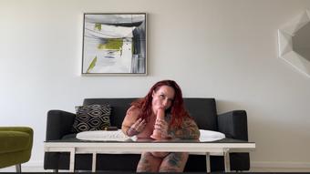 Masturbating with 9" Dildo (RealLuciPower)