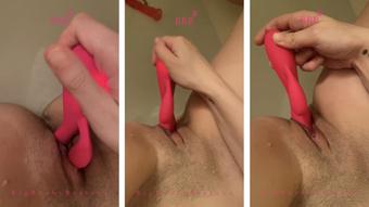 Bathtub dildo pleasure (Cyber Skye)