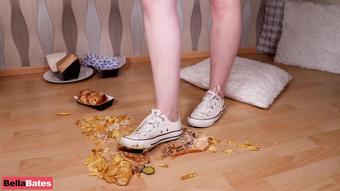 Converse Sneakers And Burger Meal Crush (BellaBates)