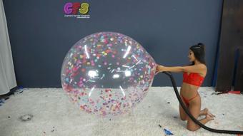 Tenekka Pump Pops 36-in Confetti Balloon (Custom Fetish)