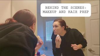 Behind the scenes: makeup and hair - December 18, 2020 (AlleriaMystic)