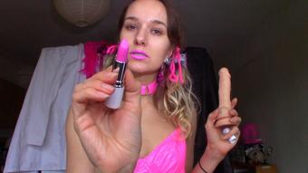 SISSY Pink LIP BJ Training (Goddess Vanessa)
