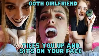 Goth Girlfriend Sits On Your Face - May 06, 2022 (WetSchoolGirl)