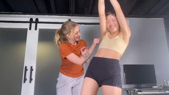 Lucie's First Tickling Session (SKfetish)