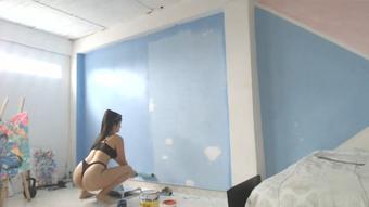 Painting my room in streaming - January 07, 2021 (Tatits)