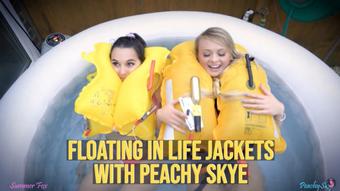 Floating in Lifejackets with Peachy Skye (Summer Fox)