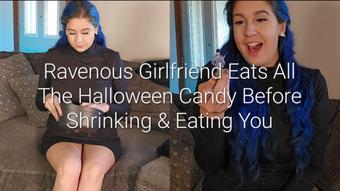 Girlfriend Eats All The Halloween Candy Before Eating You (Freya Reign)