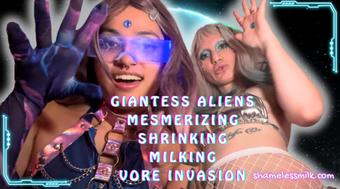 Giantess Aliens Mesmerizing Shrinking Milking Vore JOI (moreshameless)