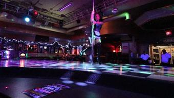 Maid stripping on stage - January 29, 2020 (Harley Blaze)