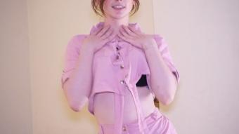 Flight Attendant Home Strip Video (LongHairLuna)