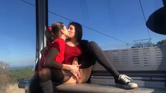 With Talia Mint in Barcelona part 2 (Gina Gerson Real)