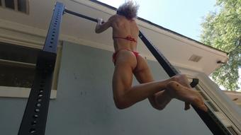 Savage Crossfit Red Microbikini Workout - August 02, 2021 (Lora Cross)