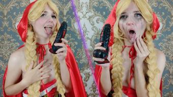 Red Hood - Deepthroat face destruction - Oct 20, 2020 (Lil cosplay slut)