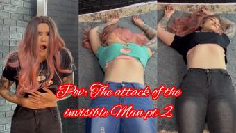 Pov: The attack of the Invisible man pt 2 (KimmyVampire)