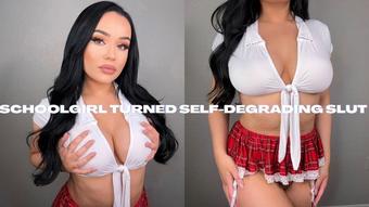 SCHOOLGIRL TURNED SELF-DEGRADING SLUT (Mia Jocelyn)