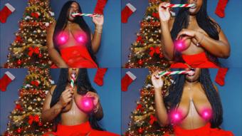 Candy Cane Sweet Tits (BlackHottie)