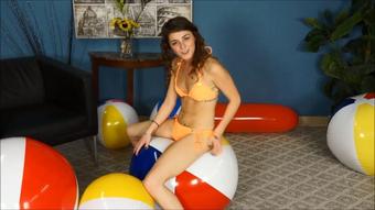 Mary Jane's Beach Ball Grind (Custom Fetish)