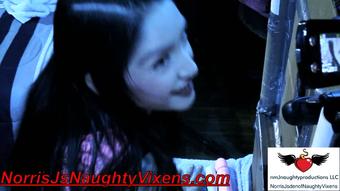 Maid has to give Gloryhole BJ&sex (nmjnaughtyvixens)