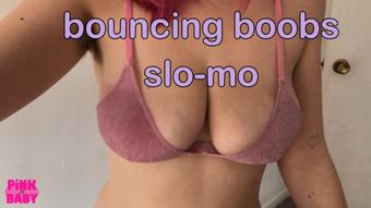 bouncing boobs in slo-mo (pinkbaby24)
