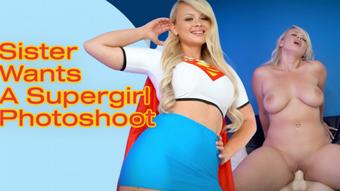 Sister Wants A Supergirl Photoshoot (PeachySkye)