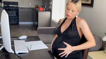 Boss's Pregnant Belly and Button JOI - April 16, 2020 (Taboo Girl)